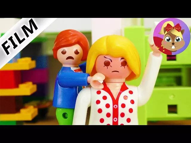 摩比游戏 playmobil 玩偶影片 小尤被发现了,妈妈超级生气!
